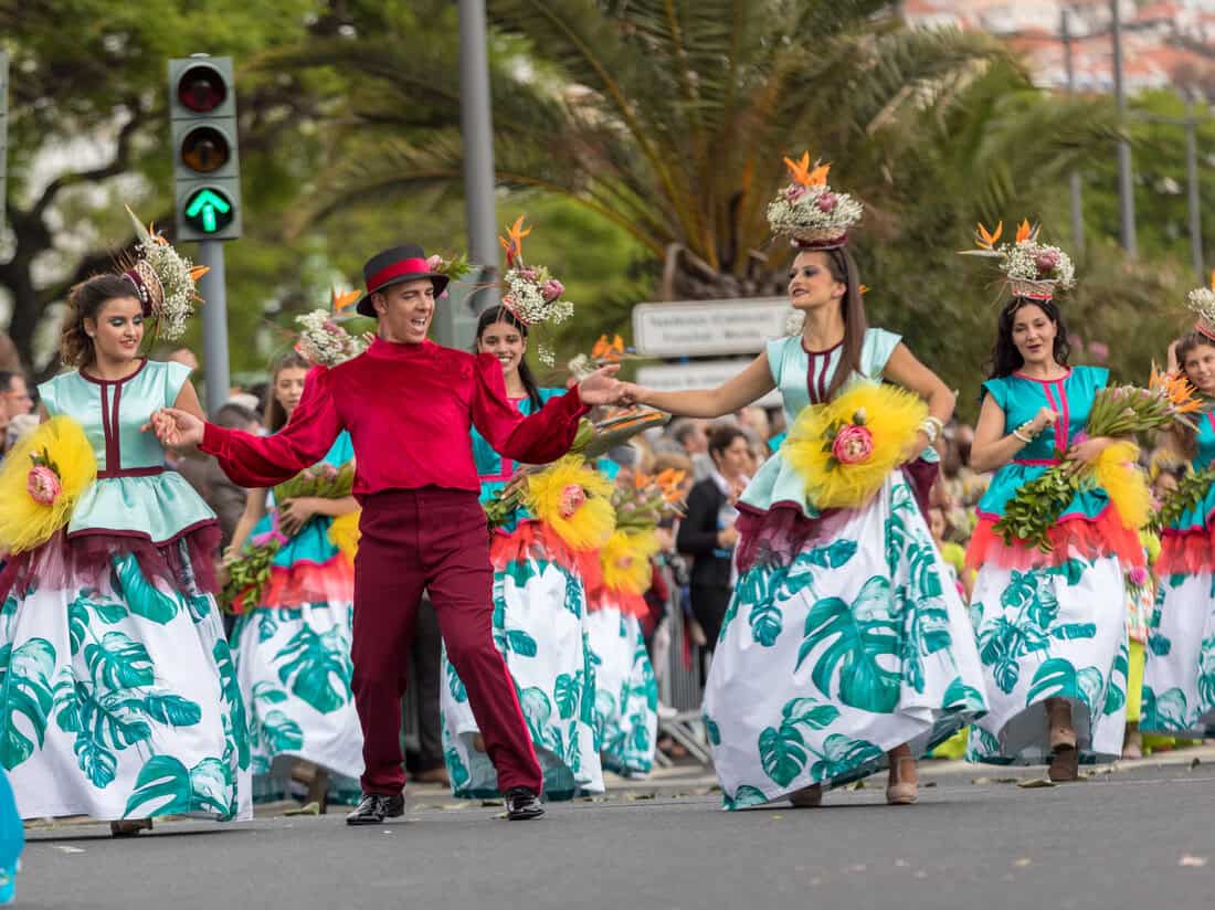 Blumenfest auf Madeira – Festa da Flor Blumenfestparade Funchal
